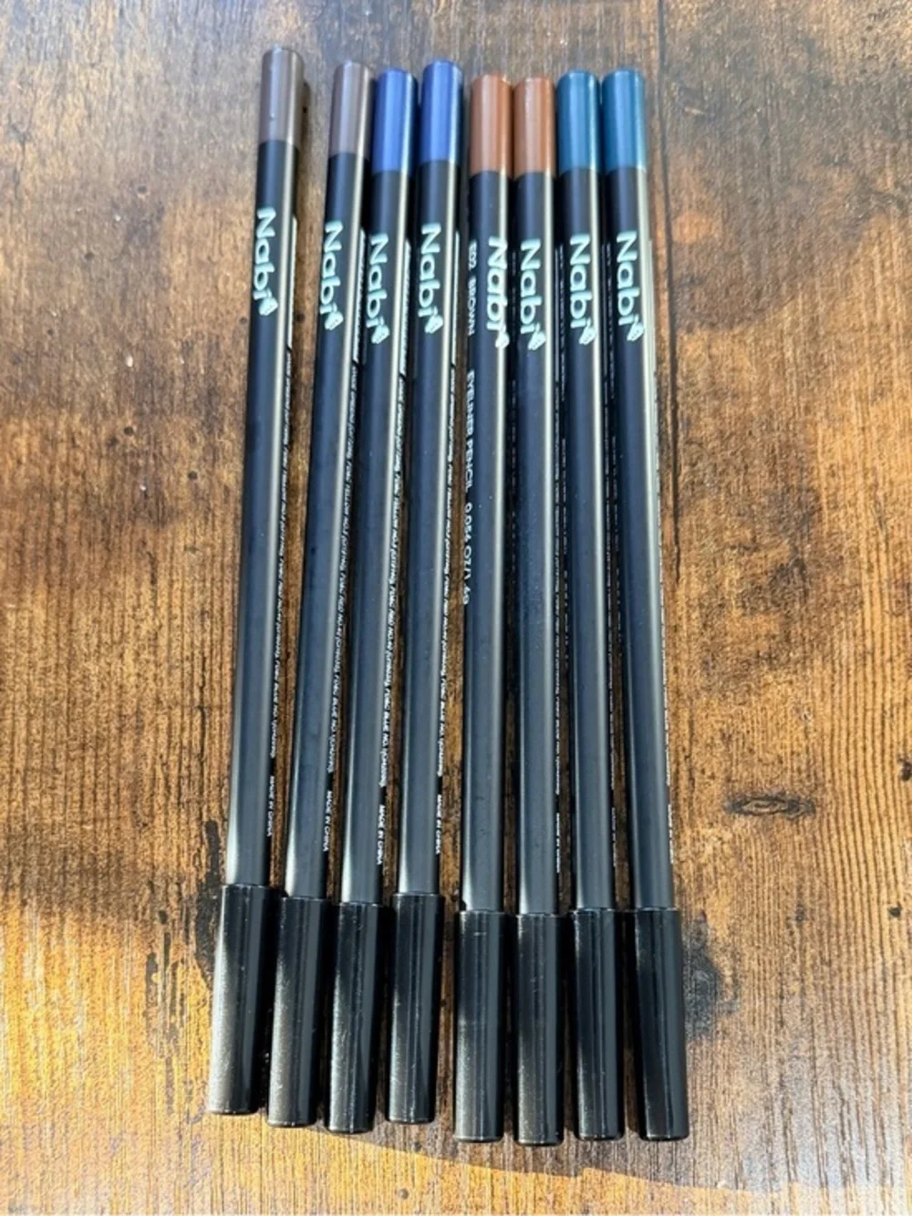 Women’s Eyeliner Pencil Set — 2 each Blue, Brown & Gray Shades